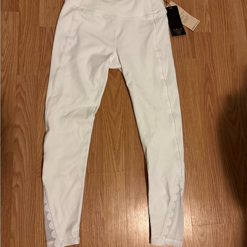 Calia White High-Waisted 7/8 Leggings